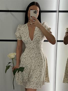 {{photo.Alt || photo.Description || 'Платье с V-вырезом и открытой спинкой, бант сзади, рукав 1/3 0851'}}